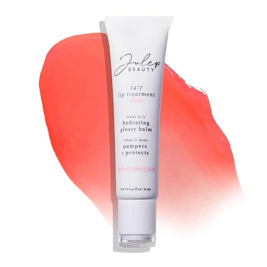Julep 24/7 Lip Treatment – Hydrating & Glossy Lip Balm and Lip Sleeping Mask with Shea Butter – Moisturize, Protect & Soothe – Vegan & Cruelty-Free - Candy Pop-Velvo Beauty