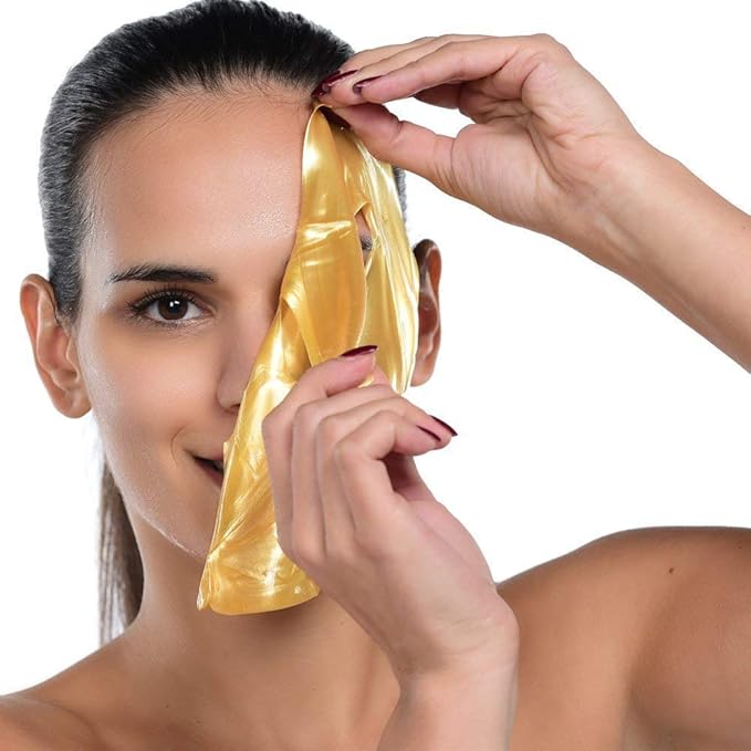 Luxurious 24k Gold Bio-collagen Facial Mask (5pcs)-Velvo Beauty