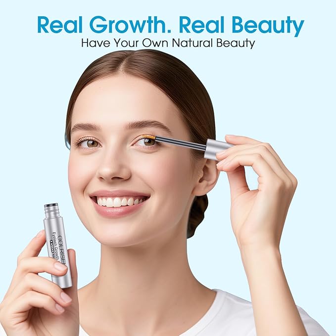 Eyelash Growth Serum, Advanced Lash Serum For Eyelash Growth with Myristoyl Pentapeptide-4 Lash Enhancing Serums For Thicker, Longer Lashes (4ml)-Velvo Beauty