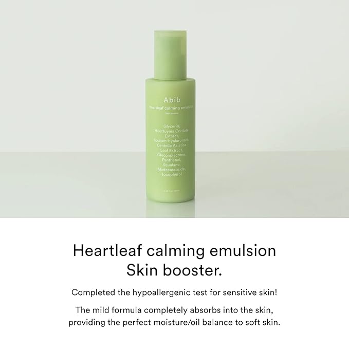 Abib Calming 2 Step Set with Cleanser I Heartleaf Calming Trio, All in One, Soothing Acne, Pimple, Mild Acidic for Senstive Skin, Irritated Skin-Velvo Beauty