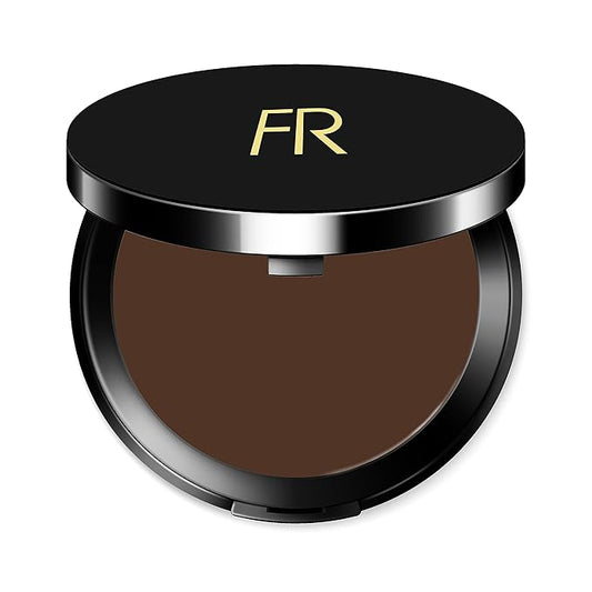 Cream To Powder Foundation by Flori Roberts, Full Coverage for Women of Color or Deeper Skin Tones, Long Lasting Makeup, Matte Finish, Covers Uneven Complexion and Hides Imperfections, 0.30 oz-Velvo Beauty