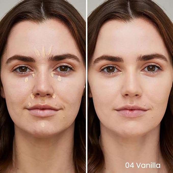 Kaely PROFESSIONAL MAKEUP Correcting Concealer Stick,Medium Coverage Concealer Crayon,under Eye Brightener Concealer for Dark Circles,corrector de ojeras,Lightweight,Vegan,04 VANILLA-Velvo Beauty