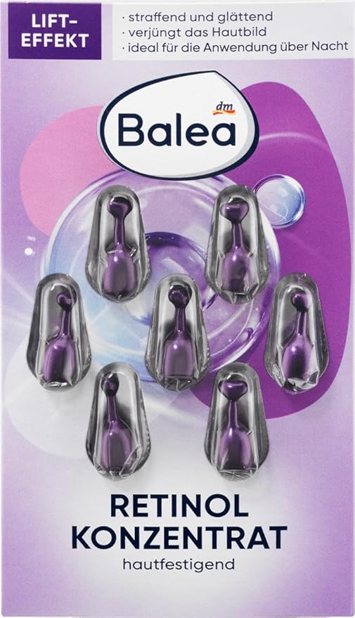 Balea Concentrate Retinol Serum, 7 capsules-Velvo Beauty