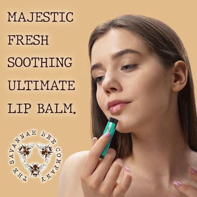 Savannah Bee Company Lip Balm - Lip Moisturizer for Chapped Lips - Hydrating Lip Balm with Pure Honey-Velvo Beauty