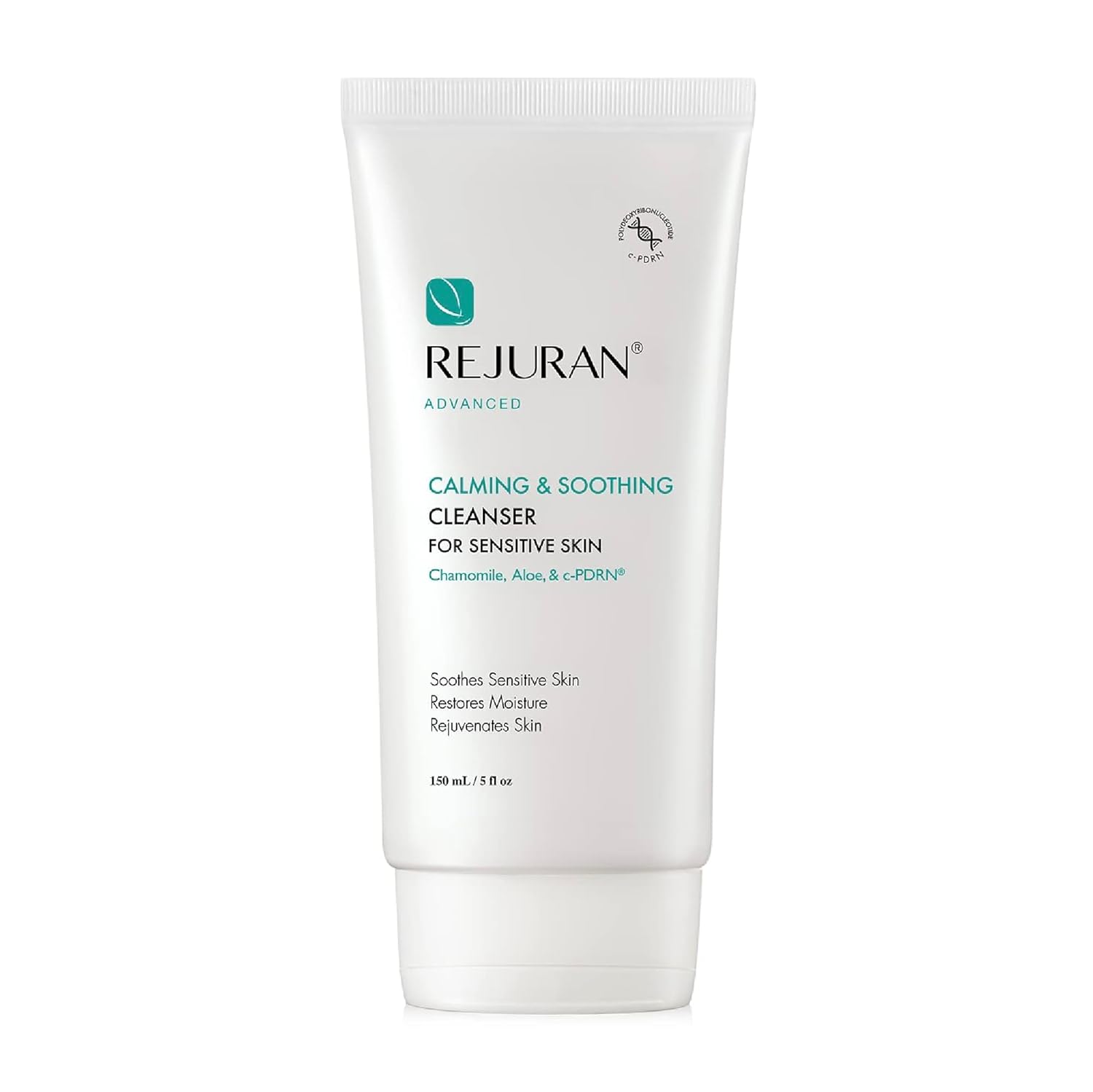 REJURAN® Advanced Calming & Soothing Cleanser, c-PDRN® - Gentle Gel Face Wash Suitable for Sensitive Skin, Effectively Retains Moisture (5.29 oz)-Velvo Beauty