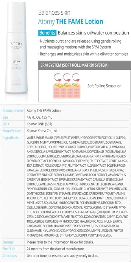 The Fame Skin Care System 1 SET including 5 kinds of skincare - Lotion, Toner, Essence, Eye Cream, Nutrition Cream | Korean Cosmetics | Unfading Beauty & Reputation | Strengthen Skin-Velvo Beauty