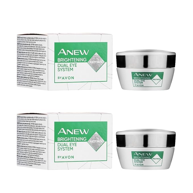 AVON Anew Brightening Dual Eye System 20 ml / 0.66 fl oz (2 pack)-Velvo Beauty