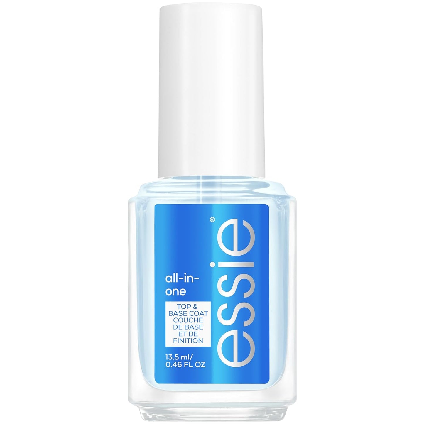 essie All-In-One Base Coat + Top Coat + Strengthener Nail Polish, 0.46 Ounces (Packaging May Vary)-Velvo Beauty