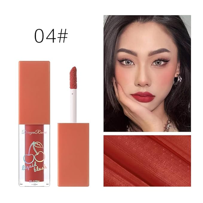 Liquid Blush 4Pcs Set Makeup for Cheeks Matte Finish Soft Cream, Flushed Cheeks, Vegan & Cruelty-free,Long-Wearing, Smudge Proof, Natural-Looking-Velvo Beauty