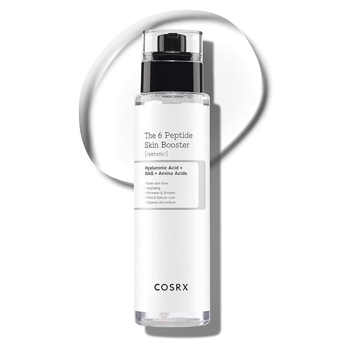 COSRX 6X Peptide Collagen Booster Toner Serum 150mL/5.07 Fl.Oz, Skin Renewal Boosting Facial Essence, Niacinamide & Hyaluronic Acid for All Skin Types, Korean Skincare, Paraben Free-Velvo Beauty