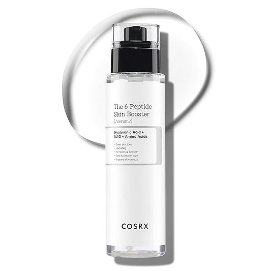 COSRX 6X Peptide Collagen Booster Toner Serum 150mL/5.07 Fl.Oz, Skin Renewal Boosting Facial Essence, Niacinamide & Hyaluronic Acid for All Skin Types, Korean Skincare, Paraben Free-Velvo Beauty