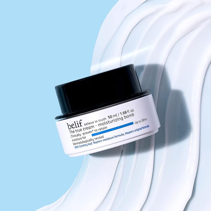 belif The True Cream Moisturizing Bomb with Oak Husk and Vitamin B | Moisturizer | Good for Dry Skin, Dryness Dullness, and Uneven Texture |For Normal, Dry Skin Types-Velvo Beauty