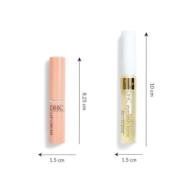 DHC Lip Cream 0.05 oz. Net wt. and Eyelash Tonic 0.21 Fl Oz.-Velvo Beauty