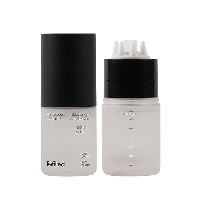 Hair-Recovery Cytokine Booster, 3.38 Fl.Oz.– Hair Regrowth Tonic for Thinning Hair, Hair Loss Treatment, Stimulates Follicles, Thicker, Stronger Hair (Sensitive)-Velvo Beauty