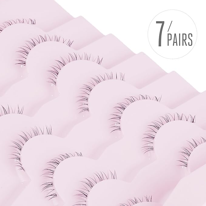 Eyelashes False Bottom Lashes Lower Lashes Fake Bottom Eyelashes 7 Pairs R-2-Velvo Beauty