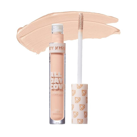 Ruby Kisses All Day Concealer Lightweight Full Coverage Multi-Use Concealer 0.13 Fl Oz (Natural Ivory)-Velvo Beauty