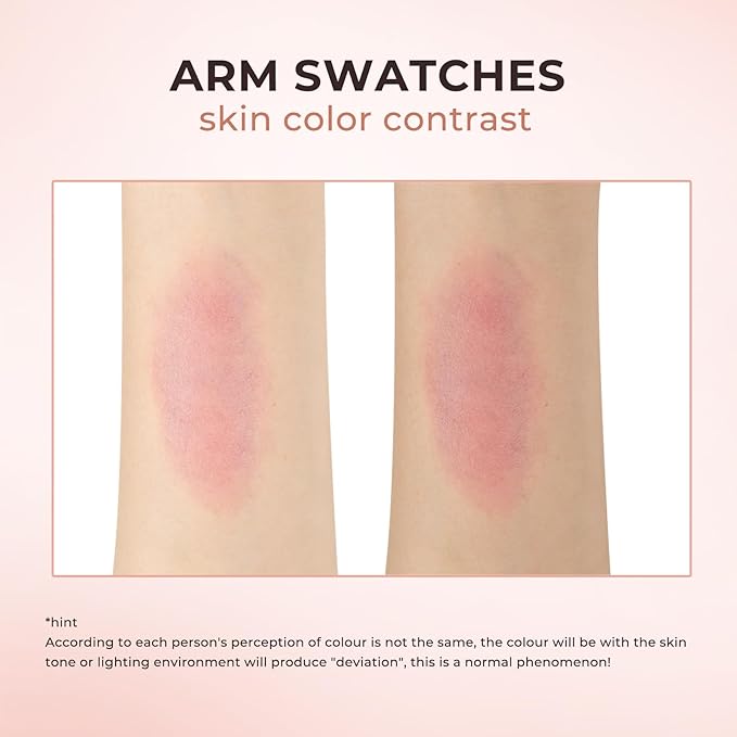 Jolilab Blush Makeup Color Changing Blush Palette Cream Blush Powder Palette Long-Lasting Hydrating Pigment High Impact Buildable Color Lightweight Smooth Finish for Eyes Cheeks(1, pink, 1)-Velvo Beauty