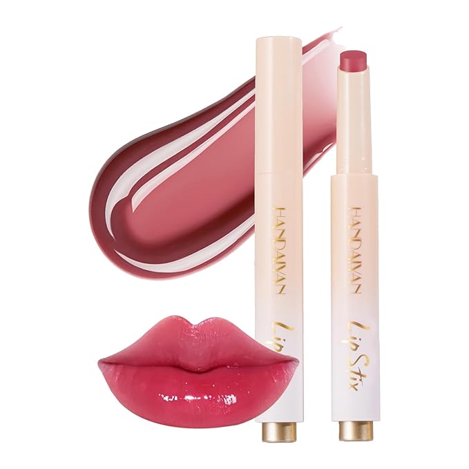 Lip Balm Click Slick, Honey Melting Lip Glow Oil, Moisturizing and Long-lasting Lip Plumper, Non Sticky Lipstick with Coconut Oil (04 Apple)-Velvo Beauty