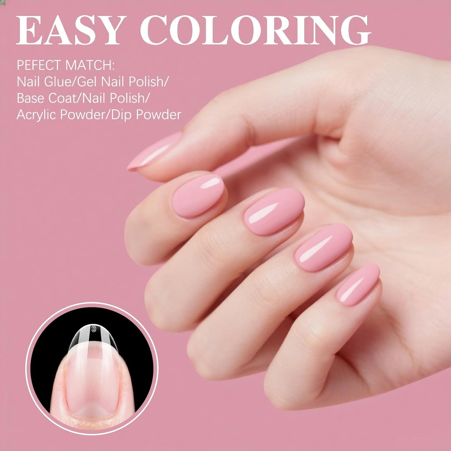 Extra Short Almond Nail Tips, SSWSBYKE 300pcs 15 Sizes Gel Acrylic Nail Tips for Full Cover Pre-Shaped Fake Nails Tips Half Matte Press On Nails for Extension Home DIY Salon-Velvo Beauty