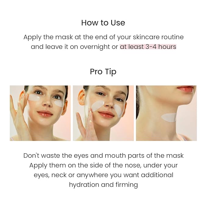 BIODANCE Bio-Collagen Real Deep Mask, Hydrating Overnight Hydrogel Mask, Pore Minimizing, Elasticity Improvement, Korean Skincare | 1.19oz(34g) x 4ea-Velvo Beauty