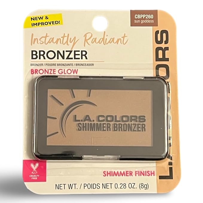 L.A. Colors Bronzer CBPP260 Sun Goddess .28 oz-Velvo Beauty