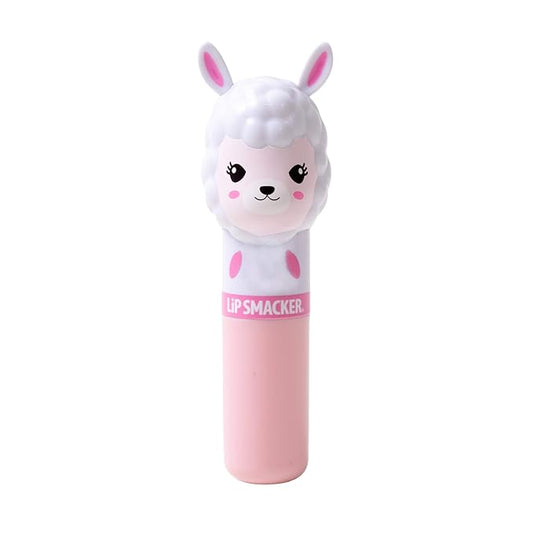 Lip Smacker Lippy Pals Llama, Flavored Moisturizing & Smoothing Soft Shine Lip Balm, Hydrating & Protecting Fun Tasty Flavors, Cruelty-Free & Vegan - Straw-ma-Llama berry-Velvo Beauty