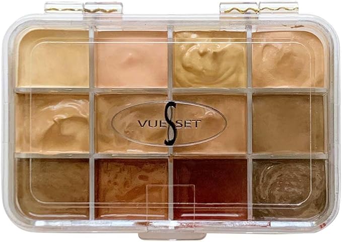Mango - 12 Sections empty makeup palette depotting case-Velvo Beauty