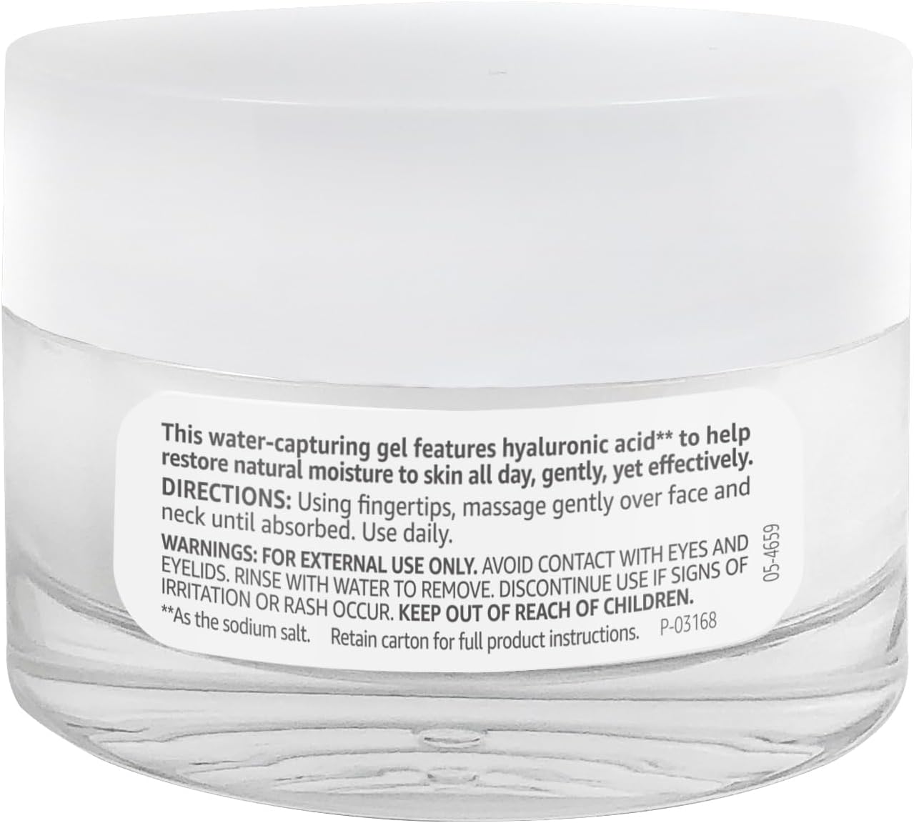 Amazon Basics Moisturizing Water Gel, 1.7 Ounces, 1-Pack-Velvo Beauty