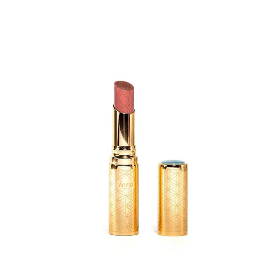 ieró Beauty Moonkissed Luminous PH Tinted Lip Balm w/Shea Butter & Vitamin E, Lip Care Moisturizer, Lip Plumper for Soft & Supple Lips, Paraben Free, Vegan, Sheer Coral w/Gold-Beige Shimmer-Velvo Beauty