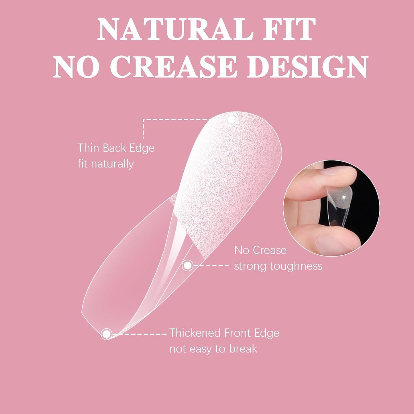 Extra Short Coffin Nail Tips, SSWSBYKE 300pcs 15 Sizes Gel Acrylic Nail Tips for Full Cover Pre-Shaped Fake Nails Tips Half Matte Press On Nails for Extension Home DIY Salon-Velvo Beauty