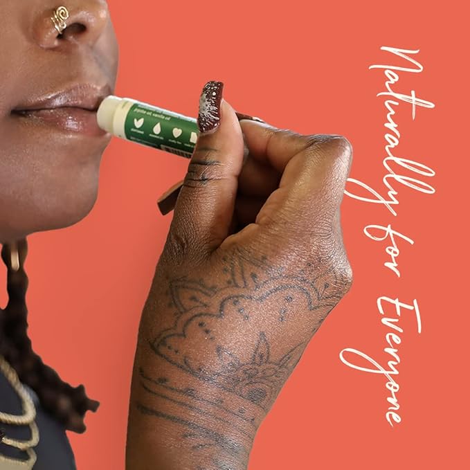 Herb’N Eden Peppermint Lip Balm Pack of 3 | Moisturizing and Soothing for Dry, Chapped Lips | 100% Natural Ingredients | Essential Oils-Velvo Beauty