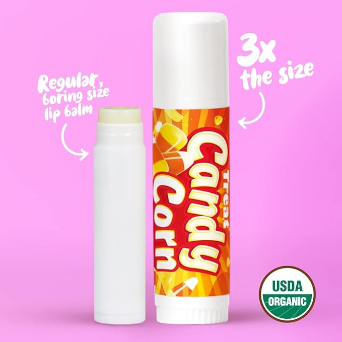 TREAT© Jumbo - Cruelty Free .50 OZ (CANDY CORN LIP BALM)-Velvo Beauty