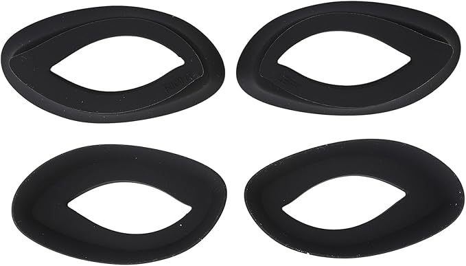 LED Photon Facial Cover Eye Cover Silicone Protective Eye Patch for Skin Rejuvenation Face Guard Device (Black)-Velvo Beauty