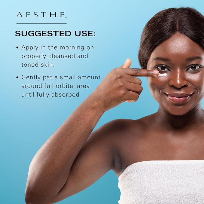 Vivace Eye Lifting Gel - Revitalize & Firm - Natural Botanical Ingredients - Morning Skincare - Cucumber Extract, Sea Kelp, Hyaluronic Acid & More - Suitable for All Skin Types- 1 fl oz-Velvo Beauty