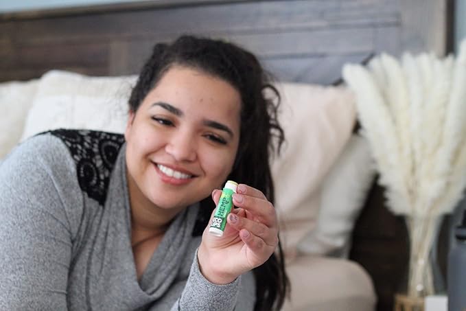 Eco Lips Organic Hemp Lip Balm with Beeswax, Coconut Oil, Vitamin E to Soothe Chapped Lips. 100% Plastic-Free Plant Pod Packaging (Vanilla, 6-Pack)-Velvo Beauty