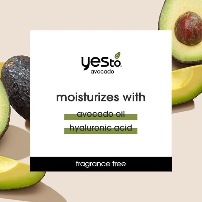 Yes To Fragrance-Free Avocado Nourishing Lip Balm, Moisturizing Non-Sticky Salve To Replenish Lips With Nutrients, With Omega-3 Fatty Acids & Hyaluronic Acid, Natural & Cruelty Free, 0.15 Oz, 3-Pack-Velvo Beauty