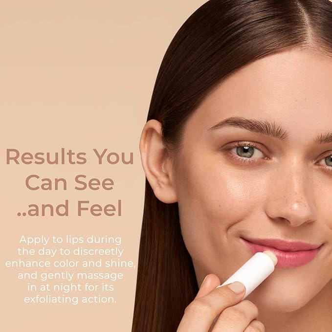 PINK ME NOW, Exfoliating Rosy Lip Balm, Daily Natural Lip Balm with 3-in-1 Action, (4g)-Velvo Beauty