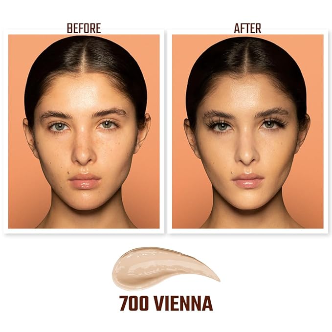 Juvia's Place I Am Magic Velvety Matte Liquid Foundation 700 - Vienna - Very Light w/Warm Undertone, Makeup Foundation Full Coverage, Lightweight, Long Wear, Velvety Matte Finish-Velvo Beauty