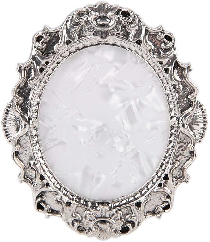 Nail Art Plate, 2 Pcs Nail Mixing Palette Polish Color Mixing Plate Nail Holder Nail Art Display Board, Nail Art Display Tools Photography Props(Sliver)-Velvo Beauty