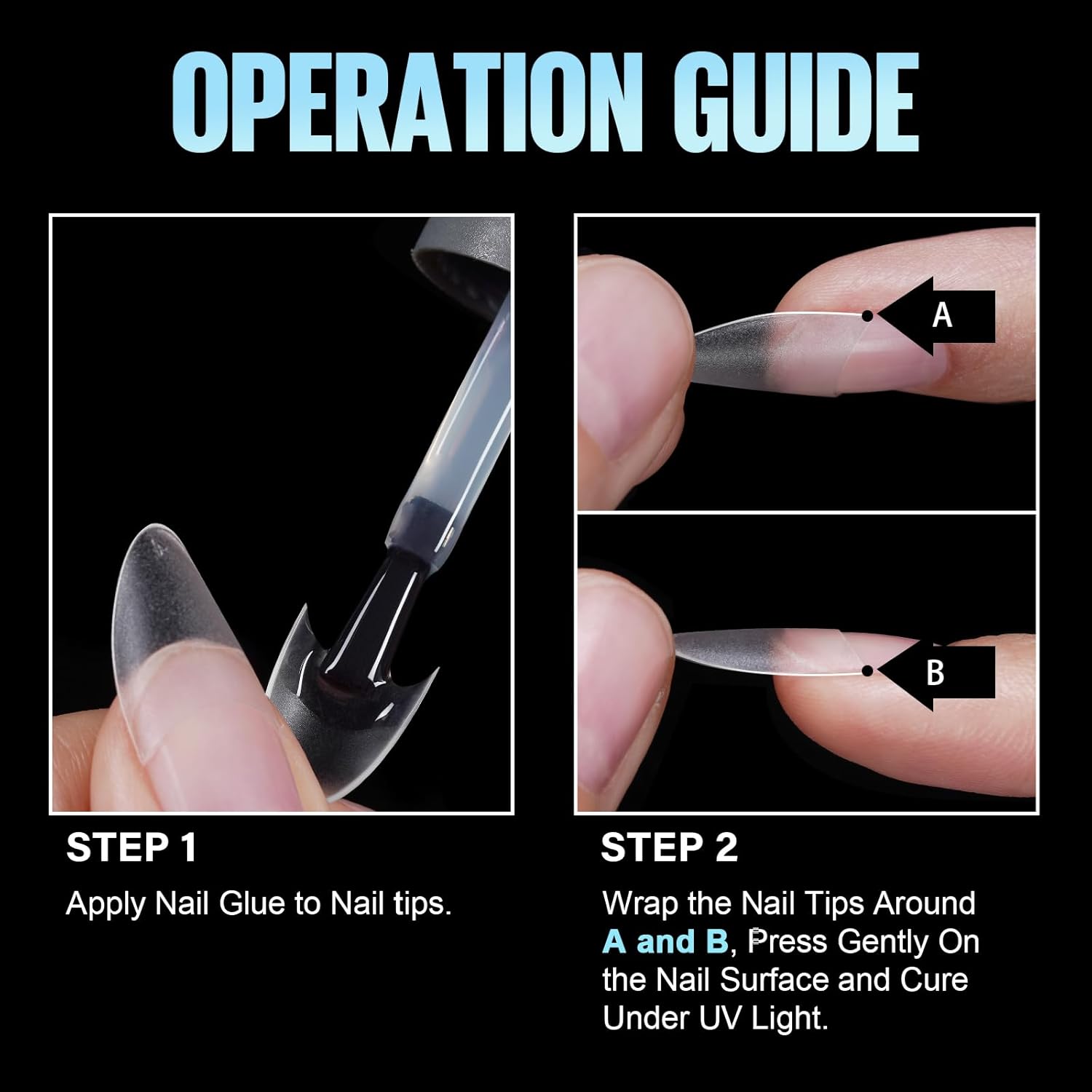 TOMICCA Short Almond Nail Tips, 504Pcs Full Matte Press on Half Cover Acrylic Nails,12 Sizes No C Curve Fake Nail Tips for Nail Extension Art Home DIY Nail Salon-Velvo Beauty