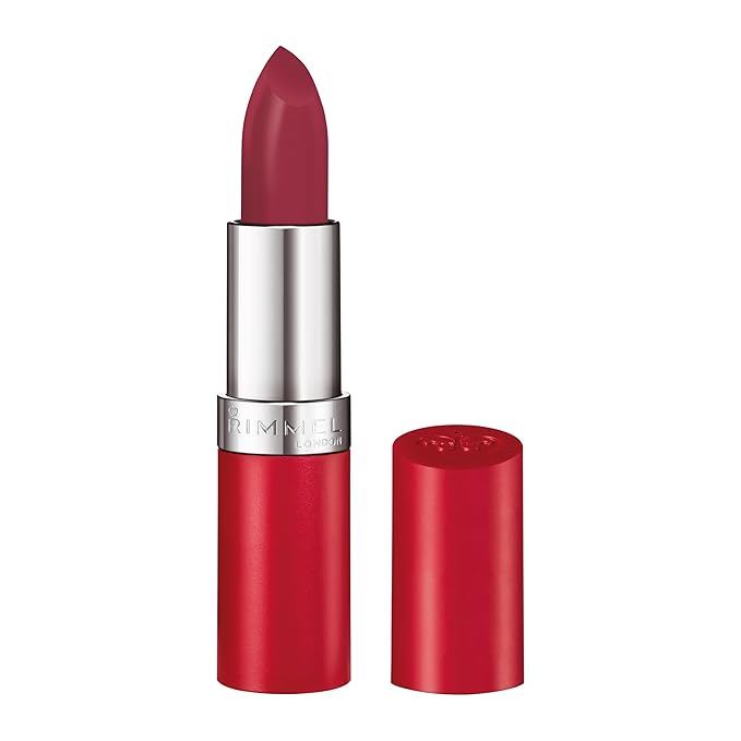 Rimmel Lasting Finish By Kate Lipstick - Matte Collection - Long Lasting, Smooth Formula for a Natural Glow - 107, .14oz-Velvo Beauty