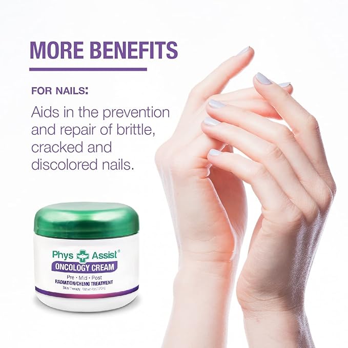 PhysAssist Oncology Cream 4 oz plus Lip Balm. Hydrates and Pampers Stressed skin. Made with a blend of natural Botanicals. Clinically Tested, Non Irritant.-Velvo Beauty