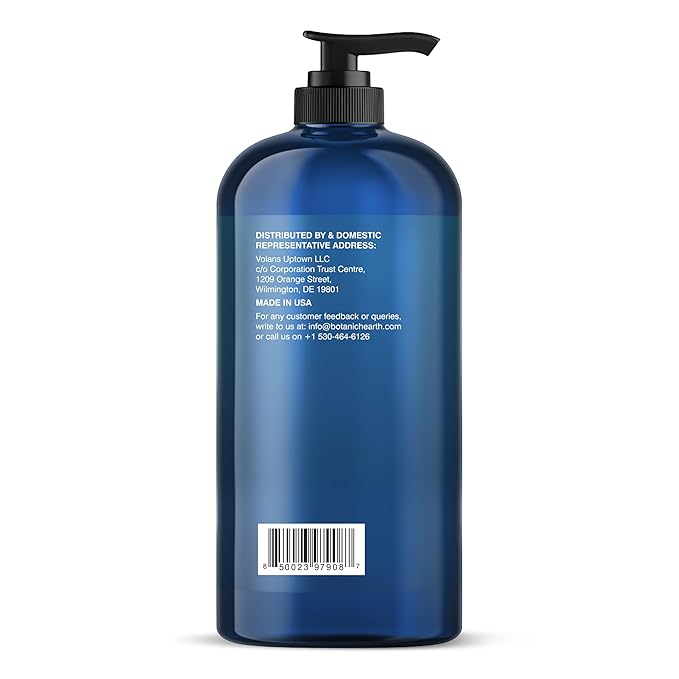 Botanic Hearth Rosemary Shampoo 16 Oz | Rosemary Oil Shampoo De Romero For Hair Growth With Biotin & Mint | Sulfate Free,Thicker & Fuller Hair | Deep Cleansing & Nourishing-Velvo Beauty