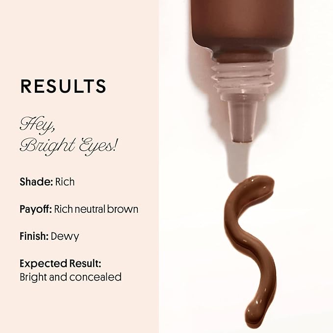 Winky Lux Peeper Perfect Under Eye Concealer, Makeup & Eye Brightener, Full Coverage Concealer for Dark Circles, Color Corrector & Eye Primer, With Collagen, Hyaluronic Acid & Vitamin E (Rich)-Velvo Beauty