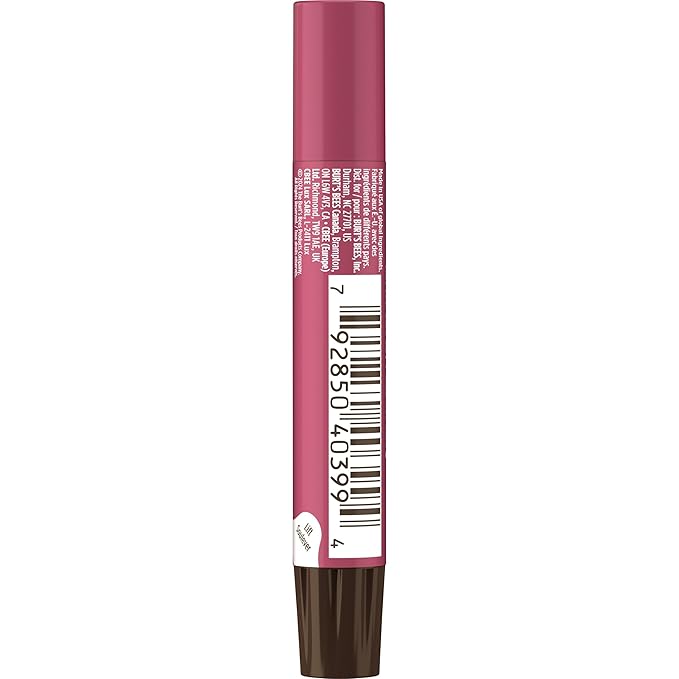 Burt's Bees Shimmer Lip Tint Set, Tinted Lip Balm Stick, Moisturizing for All Day Hydration with Natural Origin Glowy Pigmented Finish & Buildable Color, Fig (4-Pack)-Velvo Beauty