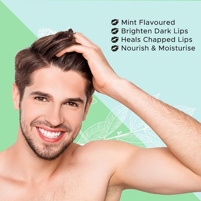 L'BERT Mint Lip Scrub, Kiss Ready Lips for Lightening & Brightening Dark Lips - 15 g-Velvo Beauty