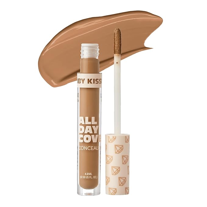 Ruby Kisses All Day Concealer Lightweight Full Coverage Multi-Use Concealer 0.13 Fl Oz (Cappuccino)-Velvo Beauty