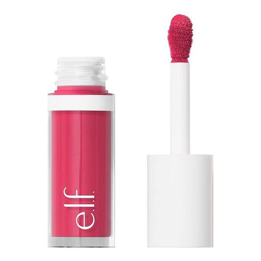 e.l.f. Camo Liquid Blush, Long-lasting Liquid Blush For High-pigment Color, Creates A Soft, Dewy Finish, Vegan & Cruelty-free, Comin' In Hot Pink-Velvo Beauty