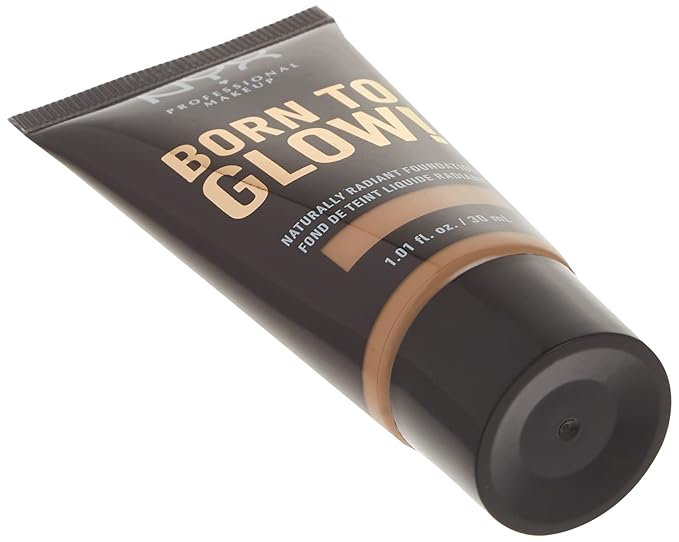 NYX PROFESSIONAL MAKEUP Born To Glow Naturally Radiant Foundation, Medium Coverage - Natural-Velvo Beauty