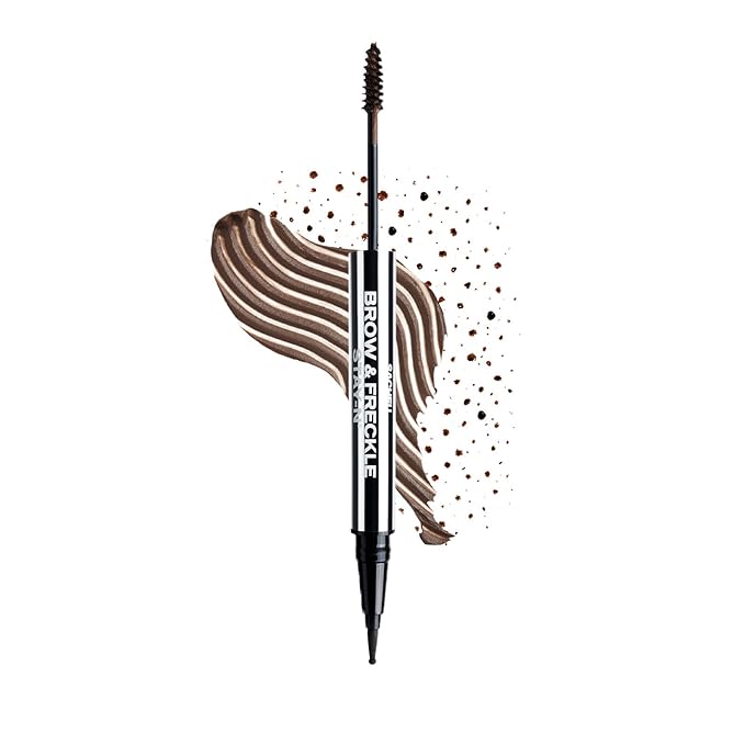 Sacheu Brow & Freckle STAY-N Tinted Eyebrow Gel & Faux Freckle Pen — 2-in-1 Longwear Water Resistant Brows Tint, Cruelty-Free & Vegan, Cafe Mocha-Velvo Beauty